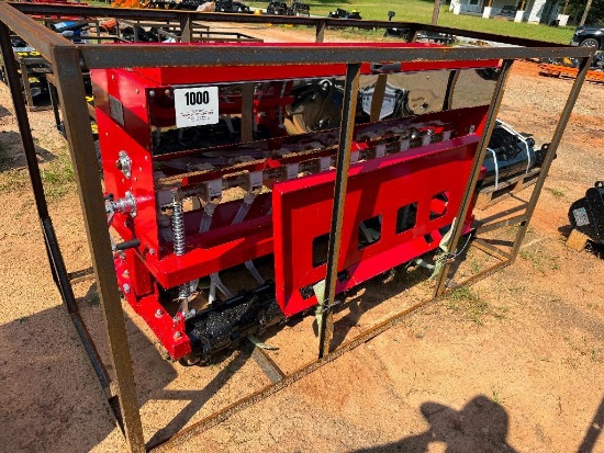 UNUSED AGT NO TILL SEEDER ATTACHMENT (SKID STEER OR TRACTOR HOOK UP, 66 INCH)