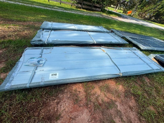 (50) PCS UNUSED 9.8FT GALVALUME STEEL SIDING ROOFING SHEETS **SOME SHEETS SCRATCHED, DENTED,