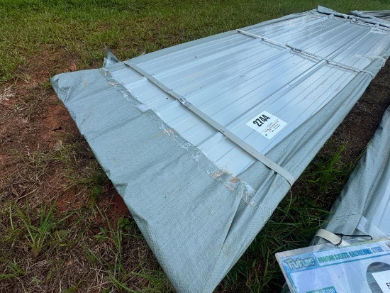 (50) PCS UNUSED 9.8FT GALVALUME STEEL SIDING ROOFING SHEETS **SOME SHEETS SCRATCHED, DENTED,