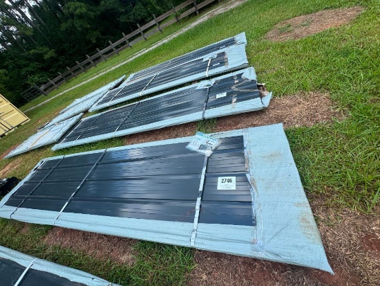 (50) PCS UNUSED 12FT GALVALUME STEEL SIDING ROOFING SHEETS **SOME SHEETS SCRATCHED, DENTED,