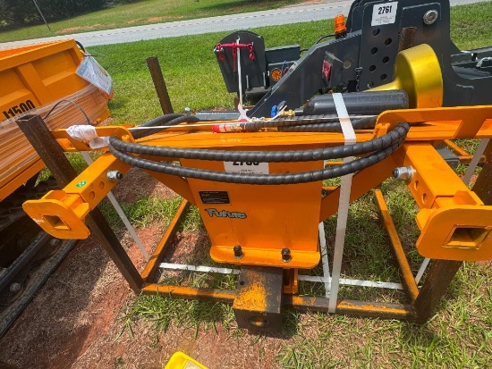UNUSED FUTURE SKID STEER PILE HAMMER POST DRIVER ATTACHMENT