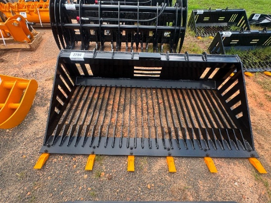 Unused Future Skid Steer Rock Bucket