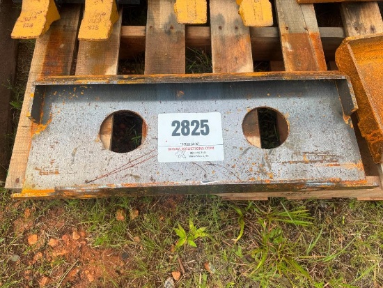 UNUSED FUTURE MINI SKID STEER WELD ON BACKING PLATE (FITS TORO DINGO)