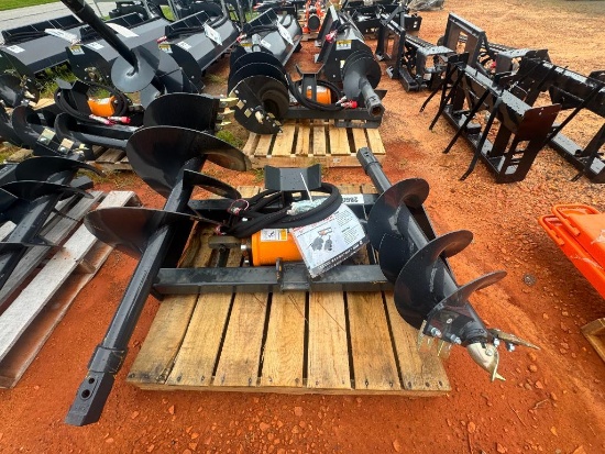 UNUSED WOLVERINE SKID STEER AUGER DRIVE W/(2) BITS