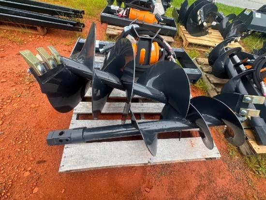 UNUSED WOLVERINE SKID STEER AUGER DRIVE W/(2) BITS