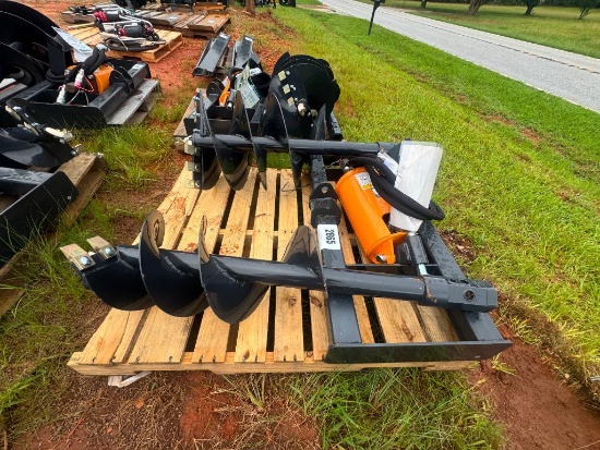 UNUSED WOLVERINE SKID STEER AUGER DRIVE W/(2) BITS