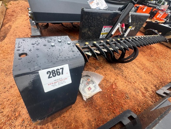 UNUSED WOLVERINE 72 INCH SKID STEER SICKLE BAR MOWER