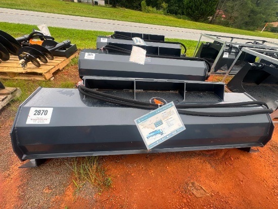 UNUSED WOLVERINE 72 INCH SKID STEER HYDRAULIC ROTARY TILLER