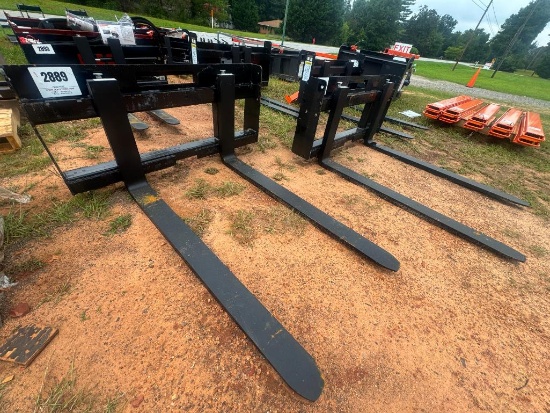 Unused Wolverine Skid Steer Pallet Fork Frame W/Forks