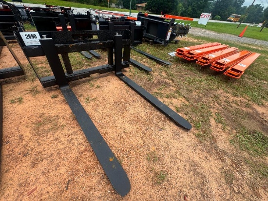 Unused Wolverine Skid Steer Pallet Fork Frame W/Forks