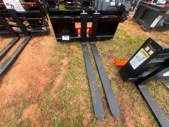 Unused Wolverine Skid Steer Pallet Fork