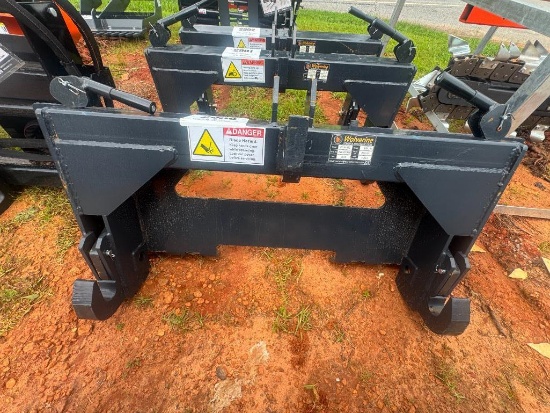 UNUSED WOLVERINE UNIVERSAL 3PT SKID STEER QUICK ATTACH