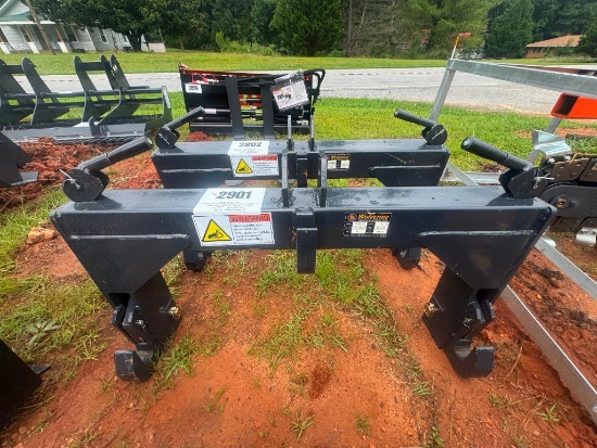UNUSED WOLVERINE 3PT HITCH ADAPTER FOR TRACTOR (MODEL-TR2602C, SN-ZW00079)