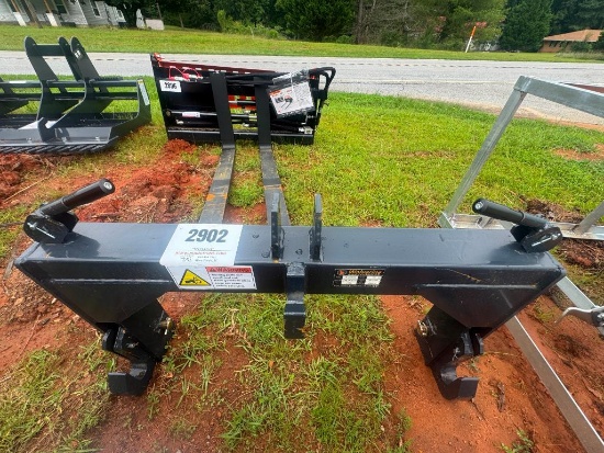 UNUSED WOLVERINE 3PT HITCH ADAPTER FOR TRACTOR (MODEL-TR2602C, SN-ZW00076)