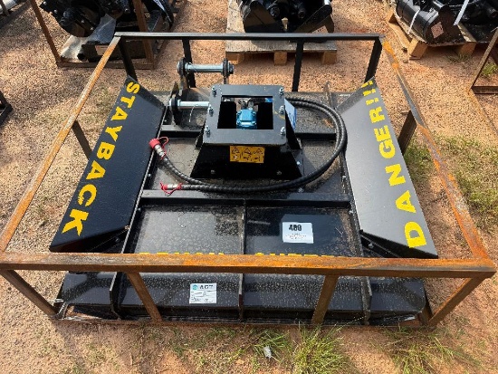 UNUSED AGT EXCAVATOR BRUSH CUTTER ( FITS 308 CAT, 54 INCH CUTTING WIDTH, 16-21 GPM FLOW RATE)