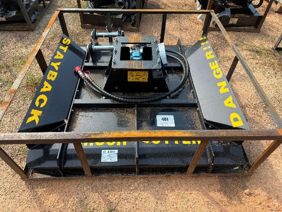 UNUSED AGT EXCAVATOR BRUSH CUTTER ( FITS 308 CAT, 54 INCH CUTTING WIDTH, 16-21 GPM FLOW RATE)
