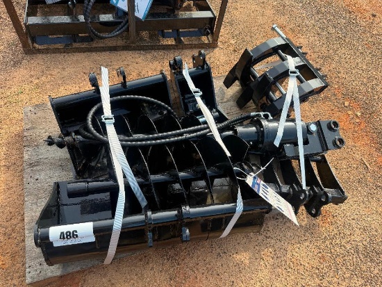 UNUSED AGROTK MINI EXCAVATOR ATTACHMENT SET (9 PCS)