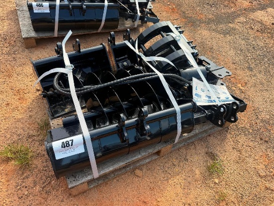 UNUSED AGROTK MINI EXCAVATOR ATTACHMENT SET (9 PCS)