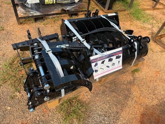 UNUSED AGROTK MINI EXCAVATOR ATTACHMENT SET (9 PCS)