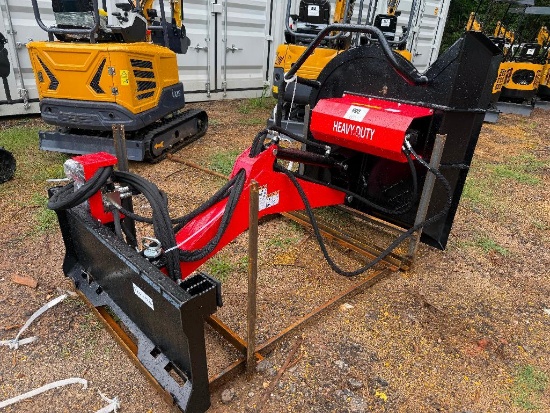 UNUSED RAYTREE SKID STEER ARTICULATING BRUSH CUTTER ATTACHMENT (MODEL RABC44)
