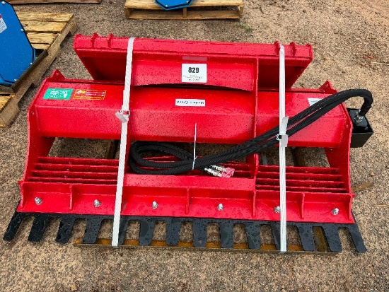 UNUSED RAYTREE SKID STEER POWER RAKE LAND LEVELER (60 INCH,