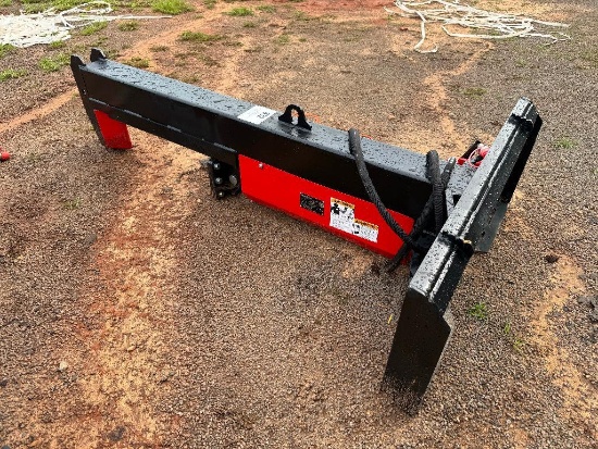 UNUSED RAYTREE SKID STEER HYDRAULIC LOG SPLITTER (18 TON,
