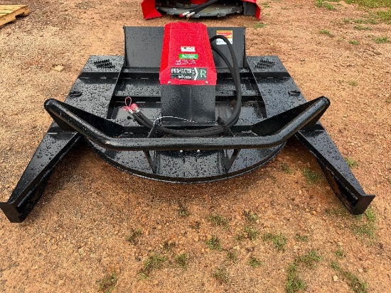 UNUSED RAYTREE SKID STEER BRUSH CUTTER PRO W/ 60 HP GEARBOX, 72 INCH CUT,