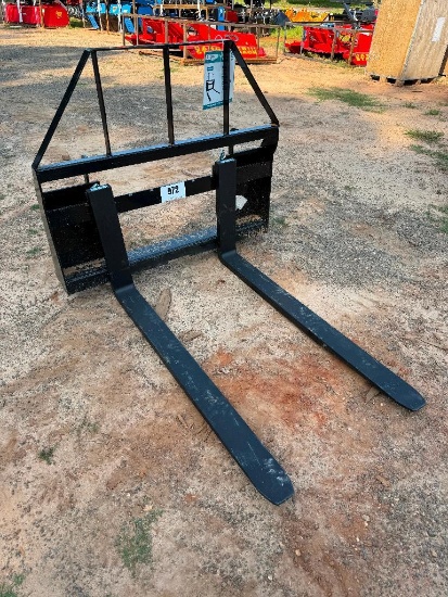 Unused Agt 48 Inch Skid Steer Pallet Fork Attachment