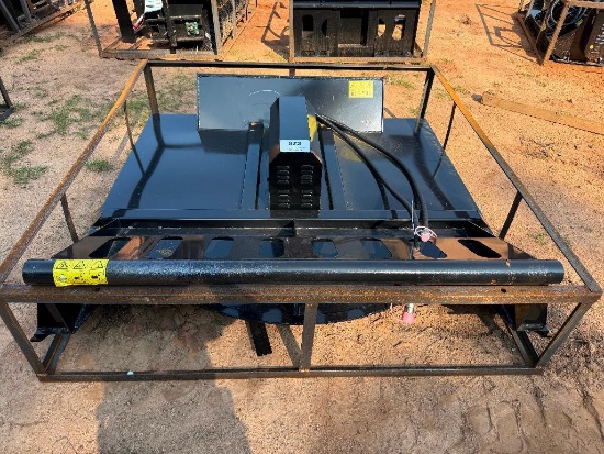 UNUSED AGT SKID STEER BRUSH CUTTER (16 - 21 GPM FLOW RATE, 72 INCH CUTTING WIDTH)