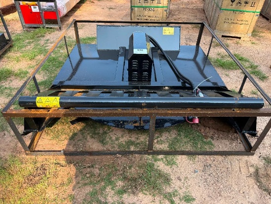 UNUSED AGT SKID STEER BRUSH CUTTER (16 - 21 GPM FLOW RATE, 72 INCH CUTTING WIDTH)