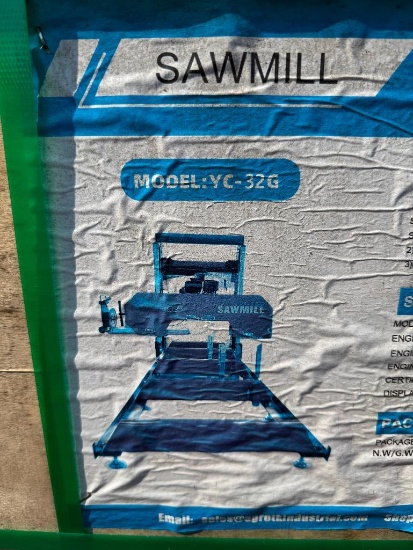 UNUSED AGT SAWMILL MODEL YC-32G (15 HP GAS ENGINE)