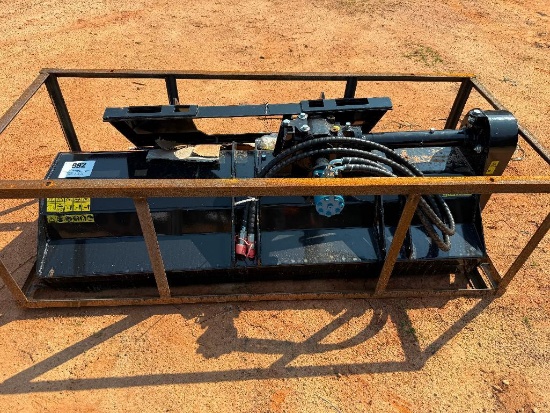 UNUSED AGT SKID STEER HYDRAULIC FLAIL MOWER ATTACHMENT (66 INCH)