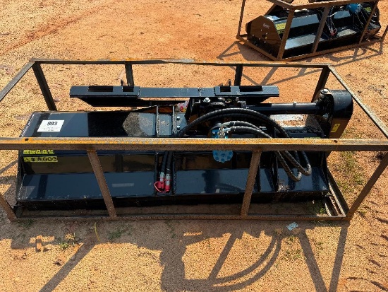 UNUSED AGT SKID STEER HYDRAULIC FLAIL MOWER ATTACHMENT (66 INCH)