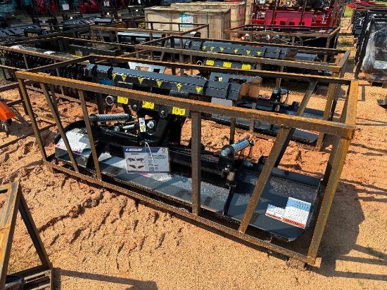 UNUSED AGT SKID STEER DOZER BLADE ATTACHMENT (84 INCH)