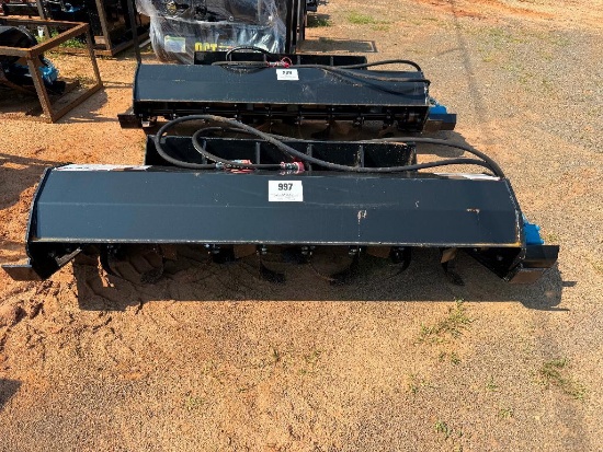 UNUSED AGT SKID STEER ROTARY TILLER ATTACHMENT ( 66 INCH )