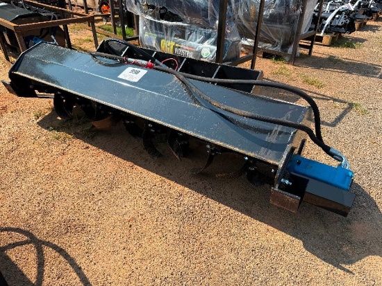 UNUSED AGT SKID STEER ROTARY TILLER ATTACHMENT ( 66 INCH )