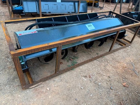UNUSED AGT/MOWER KING SKID STEER ROTARY TILLER