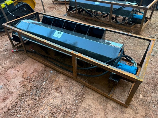 UNUSED AGT/MOWER KING SKID STEER ROTARY TILLER