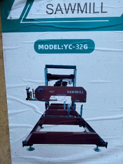 UNUSED AGT SAWMILL (MODEL YC-32G, 420 CC GAS ENGINE)