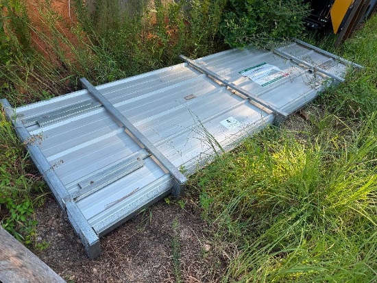UNUSED KJ 10FT LONG GALVALUME CORRUGATED STEEL SHEETS