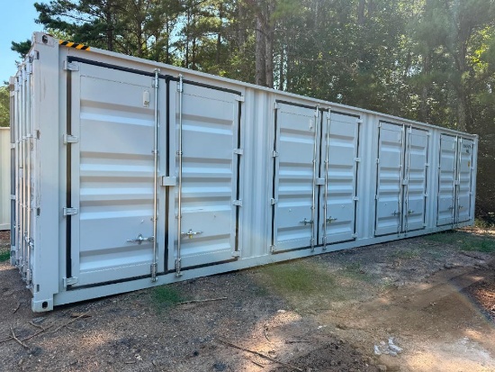 40FT MULTI-DOOR HIGH CUBE SHIPPING CONTAINER (**TOP LEFT SIDE DENTED/SCRATCHED** SEE PICS**CONTAINER
