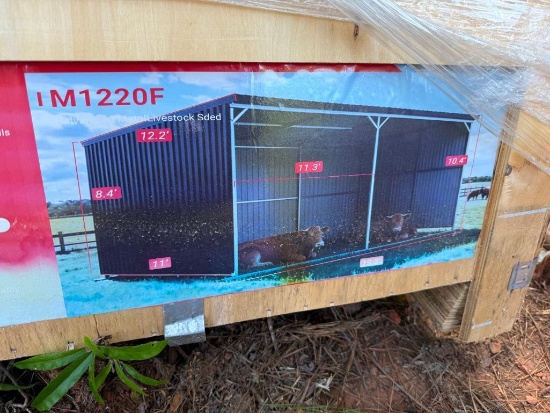Unused Sdlanch M1220f Livestock Shed (11ft X 19.2 Ft)