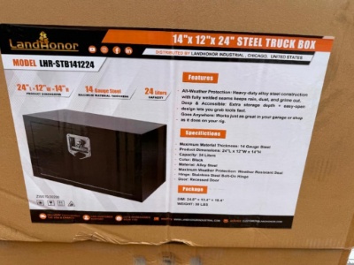 Unused Landhonorall Weather Steel Truck Toolbox