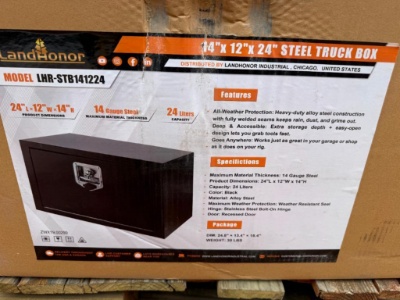 Unused Landhonorall Weather Steel Truck Toolbox