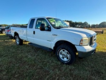 2006 FORD F250 SUPER DUTY PICKUP TRUCK (AT, 6.0L DIESEL, 4WD, EXT CAB, MILES READ-574325,
