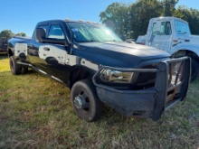 2018 RAM 3500 HD DUALLY PICKUP TRUCK **SALVAGE TITLE** (AT, 6.7L CUMMINS DIESEL, DEF SYSTEM, 4 DOOR,