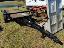 4.5'X10' SINGLE AXLE UTILITY TRAILER **NO TITLE** R1