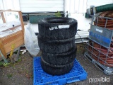 Four Used Truck Tires