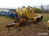 Construction Trailer with Mounted Fuel Tank