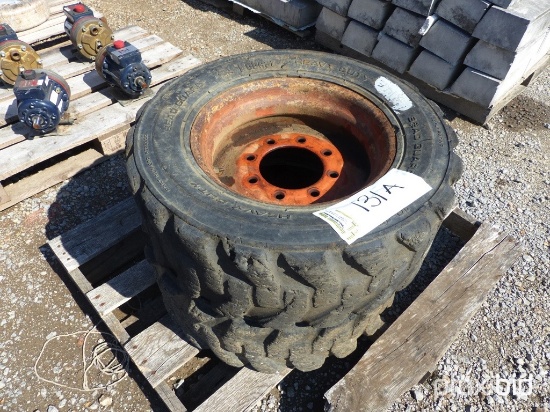 Two Skidsteer Tires 10-16.5